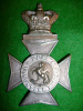 East Kent Volunteer Rifles QVC Officer's Cast Silver PBP Badge